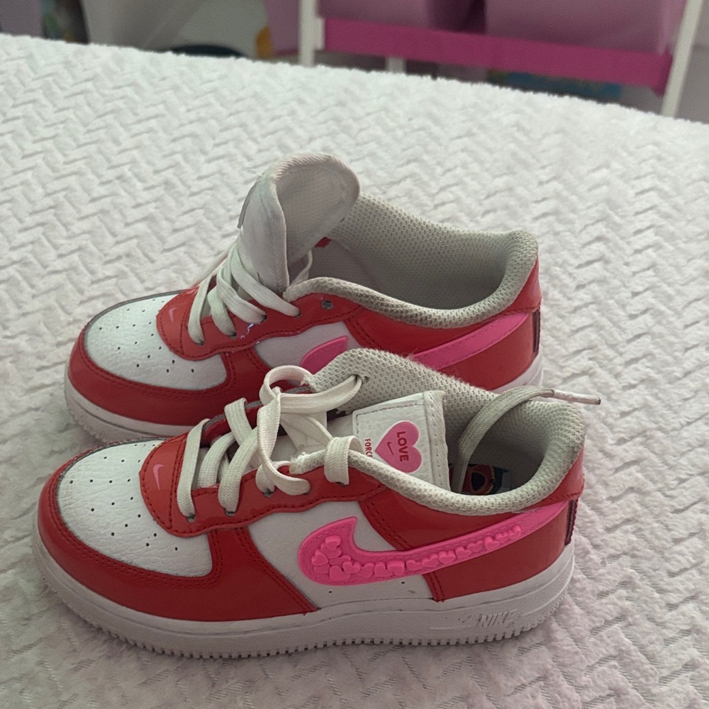 Nike Kids Red and Pink Sneakers